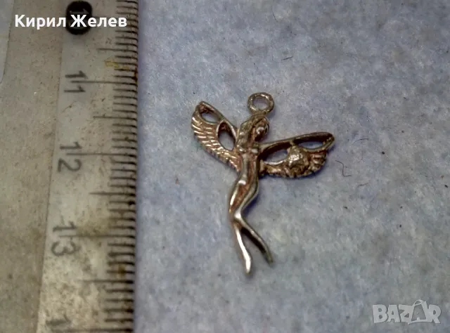 СРЕБЪРНА ФЕЯ СТАР ФИГУРАЛЕН СРЕБЪРЕН ПЕНДАНТ СРЕБРО ВИСОКА ПРОБА ХУДОЖЕСТВЕНА РЪЧНА РАБОТА 42289, снимка 8 - Антикварни и старинни предмети - 49734059