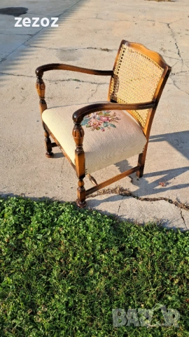 Кресло с гобленова дамаска №041, снимка 3 - Дивани и мека мебел - 53254075