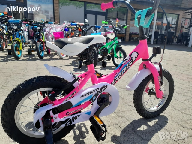 PASSATI Велосипед 12" AMAZONS розов, снимка 7 - Велосипеди - 53758934