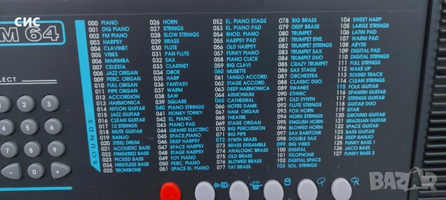 Нов клавир /синтезатор BONTEMPI PM-64 с адаптер, снимка 6 - Пиана - 53739674