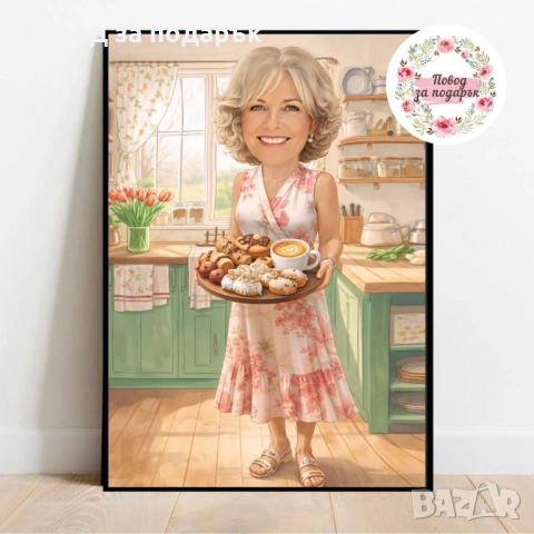 Карикатура за 8 март , снимка 7 - Картини - 53467225