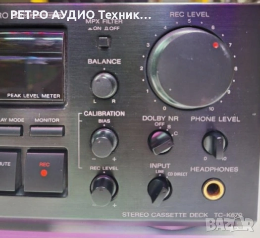 Триглав дек Sony, mod. TC-K670 , снимка 5 - Декове - 53576042