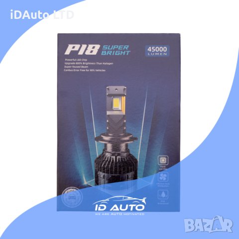 LED Крушки 45000lm Комплект h1, h7, лед, светлини, осветление, снимка 4 - Аксесоари и консумативи - 40912165