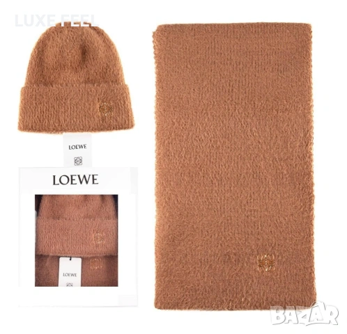 Дамски Шал + Шапка ⚜️ Loewe , снимка 9 - Шапки - 53091426
