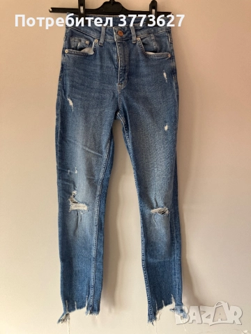 Дамски дънки  рр Хс , снимка 4 - Дънки - 51955465