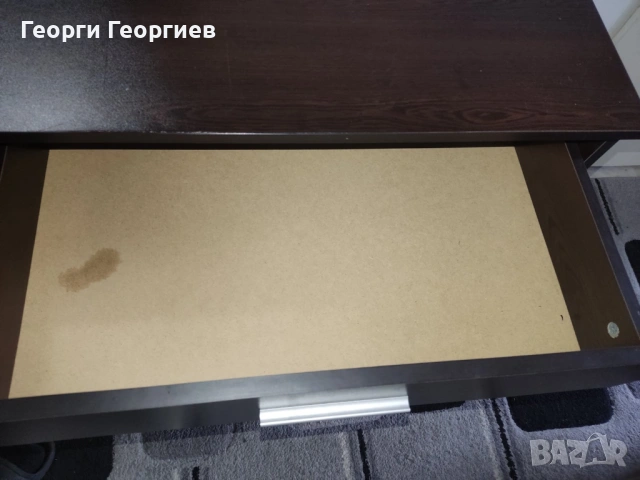 Шкаф с чекмедже цвят венге, снимка 3 - Шкафове - 53414750