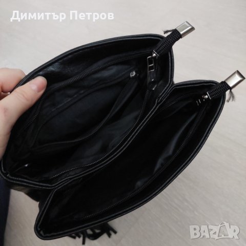 Дамска елегантна чанта Vedis и дамска черна раница, снимка 6 - Чанти - 39081275