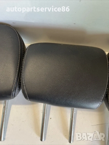 Задна облегалка за глава врат комплект кожа черна за Peugeot 4007 2.2 HDI (2009), снимка 2 - Части - 53649117