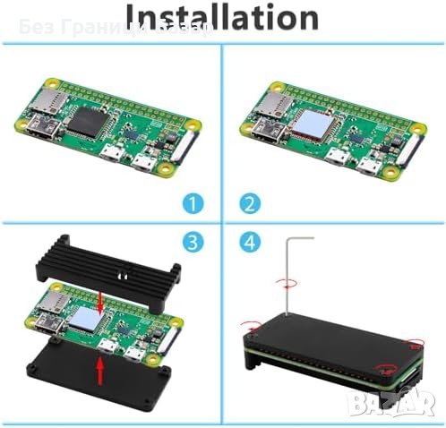 Нов Комплект Raspberry Pi Zero W: Bluetooth, 4K HDMI, OTG Хъб, снимка 10 - Друга електроника - 44211193