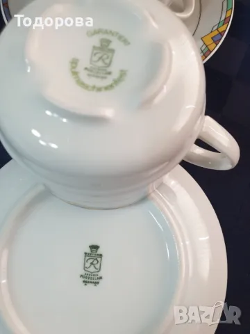 Порцеланов сервиз чай,кафе Wunsiedel Bavaria , снимка 6 - Сервизи - 48824970