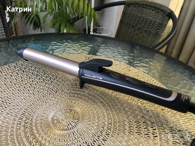 Маша Rowenta CF3227F0 25 мм / 200°C / Tourmaline, снимка 3 - Маши за коса - 55972467