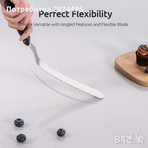 3140 Сладкарска шпатула за заглаждане и размазване, снимка 3 - Прибори за хранене, готвене и сервиране - 35713625