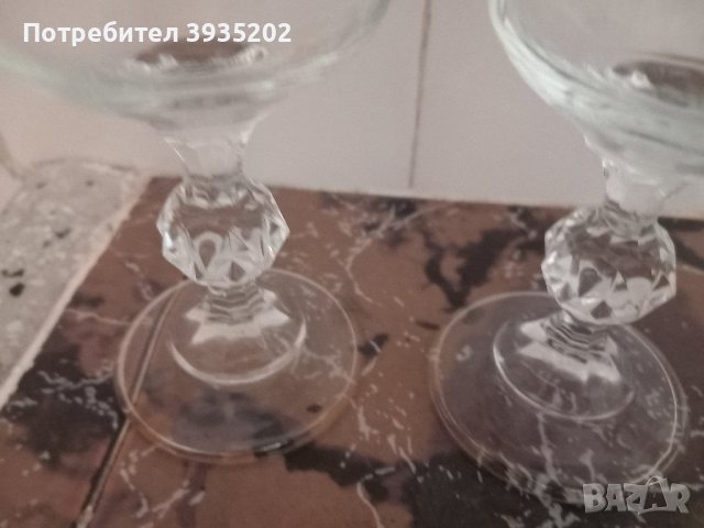6 броя кристални чаши за 25лв, снимка 4 - Чаши - 44226042