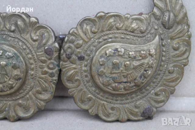 Стари бронзови пафти /1860-1890 та година/, снимка 4 - Антикварни и старинни предмети - 48706995