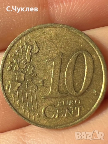 10 евро цента Германия J, снимка 2 - Нумизматика и бонистика - 53752763