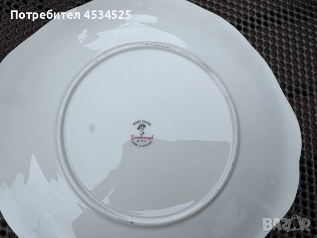 Винтидж английски порцеланов сервиз Gainsborough Bone China B47 “Roses” – 20 части, снимка 7 - Антикварни и старинни предмети - 52087117