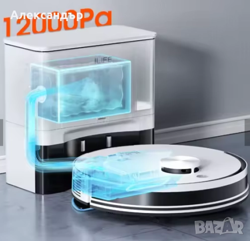 Прахосмукачка робот ILIFE A30 PRO с Mop, до 180 мин + кошче за боклук!, снимка 3 - Прахосмукачки - 52404464