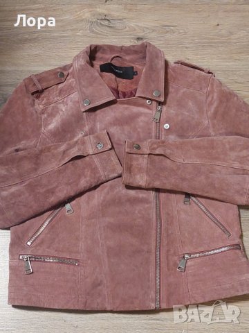 Дамско яке естествен велур , снимка 2 - Якета - 42474229