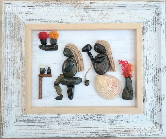 Подарък за фризьорка с морски камъчета в Пана в гр. Бургас - ID34209815 —  Bazar.bg