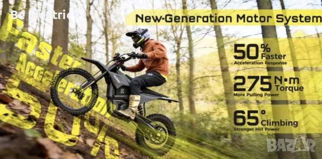 Електрически Pit bike Valtinsu EM5 Ultra 8KW 72V/25AH Samusng, снимка 3 - Велосипеди - 56087718