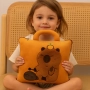Мека капибара възглавничка 2-в-1 – играчка и одеяло за гушкане, снимка 3
