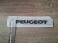 черен надпис Пежо Peugeot нов стил, снимка 3