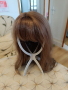 Качествена гъста светло кестеняво пепелен цвят перука, снимка 1 - Аксесоари за коса - 44570016