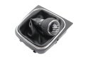 Топка за скоростен лост с кожен маншон и рамка за VW GOLF 5 V 6 VI EOS JETTA с 5 и 6 ск., снимка 5