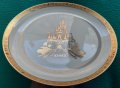 Голяма позлатена чиния Walt Disney World, снимка 1