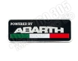 Емблема за Фиат Абарт Powered by Abarth Италиански флаг, снимка 4