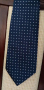  тъмно синя мъжка копринена вратовръзка, снимка 3