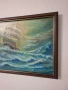 Кораб в бурно море , снимка 4