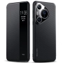 Калъф SULADA Kevlar за Huawei Pura 70 Pro– смарт капак с прозорец, кожена текстура и магнитна функци, снимка 1