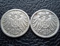 Стара монета 5 пфенига 1910 г.  буква  А , 2 броя- Германия- хит цена !, снимка 6