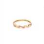 Златен дамски пръстен 1,08гр. размер:57 14кр. проба:585 модел:20047-2, снимка 1