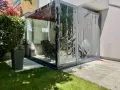 Ветроупорни завеси PVC прозрачен винил кристал найлон навеси барбекюта тенти сенници , снимка 2