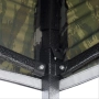 Камуфлажна Сгъваема Градинска Шатра 3×3м тип Хармоника – стабилна, водоустойчива и лесна за разпъван, снимка 7