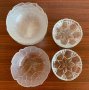 Стъклени купи: дълбоки; плитки купички - чинийки, снимка 2