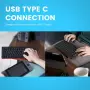 Нова Жична мини клавиатура Perixx PERIBOARD-422 с USB-C и конектор USB Type-C, снимка 5