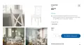 Продавам трапезни столове масивно дърво Ikea, снимка 10