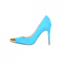 Дамски обувки на ток Gas, тюркоазено сини, снимка 1 - Дамски обувки на ток - 44818137