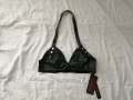 Ново дамско секси гръндж кожено бюстие с кръстосани презрамки р-р M, L, снимка 6