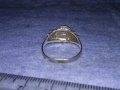 СКЪПОЦЕНЕН АНГЛИЙСКИ РЕТРО АР НУВО СРЕБЪРЕН ПРЪСТЕН СРЕБРО 925 с ЮВЕЛИРНО ШЛИФОВАН ЧЕРЕН ОНИКС 29068, снимка 13