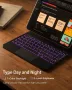Калъф с магнитна клавиатура Inateck за iPad Air 11 Inch 2024 M2, 7 цветна подсветка тракпад, KB09119, снимка 6