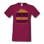 Мъжка тениска Hiking It's Cheaper Than Therapy,Къмпинг,Планина,Изненада,Подарък,Поход,Връх,Хижа,, снимка 6