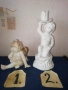 Стари статуетки, фигури с ангели-херувими, настолна лампа и мадони. , снимка 3