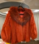 Продавам кожух от естествена кожа от лисица. , снимка 1