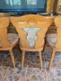 ✨Комплект от 5 масивни дървени столове (дърворезба)✨, снимка 10