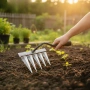 Многофункционален градински инструмент за поддръжка на почвата, снимка 1