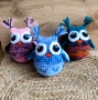 Плетена  играчка бухалче, сова, снимка 2